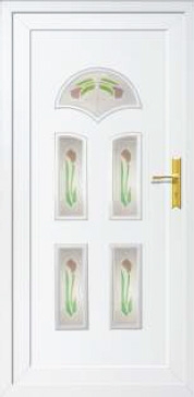 Üveges műanyag bejárati ajtók